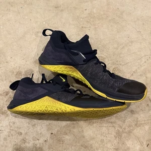 Nike Metcon Flyknit 3 Herren Größe 11 Blau Gewichtheben Schuhe Turnschuhe AQ8022-407 - Bild 1 von 10