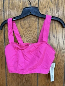 Inc Concepts x Jenny Mai Pink Top XS New - Picture 1 of 4
