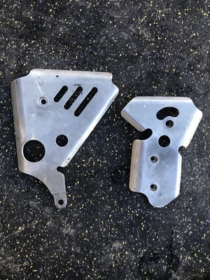 Protectores de cuadro de aluminio conexión de trabajo 91-01 Honda Cr 500 Foto 1 de 2