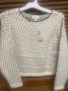 LOU & GREY Nordstrom Vanilla Cream Short Sweater SIZE Xl - Picture 1 of 4