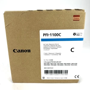 Canon PFI-1100C Tintentank Cyan 160ml EX 09/2022 imagePROGRAF OEM NEU - Bild 1 von 5