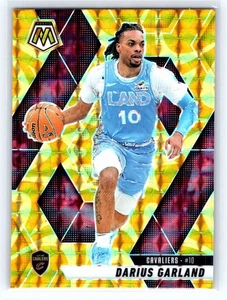2024-25 Panini Mosaic #189 Darius Garland Reactive Yellow Mosaic Cavaliers - Picture 1 of 2