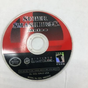 NOT WORKING CRACKED!!! Super Smash Bros Melee Gamecube Disc DEFECTIVE - For ART - Picture 1 of 7