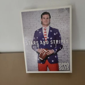 OPPO SUITS 3PC Stars Stripes Men's Suit July 4th, NIB, Size 38 And 50 - Picture 1 of 7