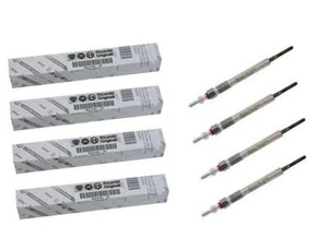 4 CANDELETTE ORIGINALI PER ALFA ROMEO MITO FIAT DOBLO 1.3 MULTIJET MJT 46796050 - Foto 1 di 1