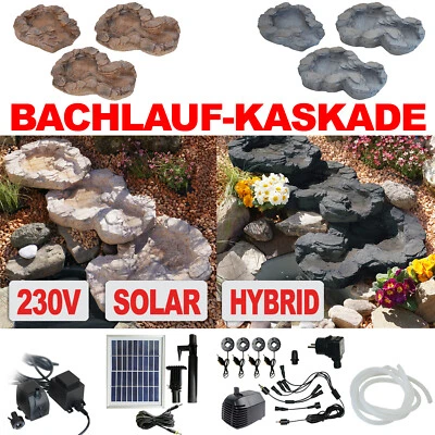 BACHLAUF WASSERFALL GARTENBRUNNEN WASSERSPIEL SCHALE BACHLAUFSCHALE TEICHPUMPE  - Bild 1 von 4