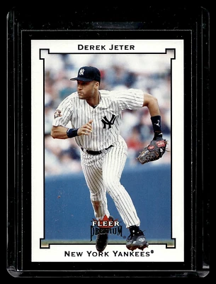 2002 FLEER PREMIUM #2 DEREK JETER NEW YORK YANKEES - Image 1 of 3