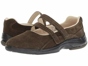 Propet Womens Olive Suede Leather Twilite Walker Mary Jane 7 M(B) - Picture 1 of 8