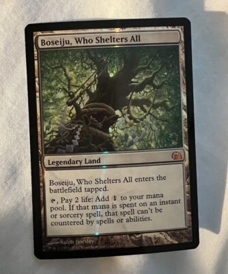 MTG Magic The Gathering Foil Boseiju, Who Shelters All *NP - Image 1 of 2