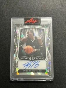 DWIGHT HOWARD 2025 LEAF SPORTS HEROES BASE AUTO CRYSTAL 15/35 - Imagen 1 de 2
