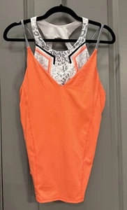 Lucky In Love Animal Instincts Bralette Tank. Orange.  XL (14) - Bild 1 von 5