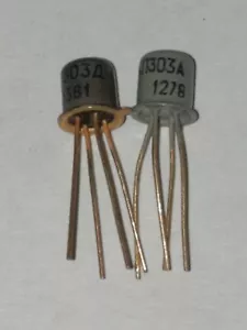 2 Transistoren KP 303 D ( КП 303 Д = JFET - Transistor )udssr KP303D NOS - Bild 1 von 1