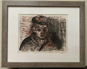 Abstract Painting Boy Portrait by American Artist Ira Davidoff - Picture 1 of 5