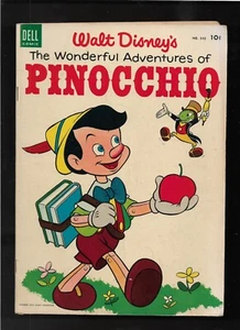 1954 1st ISSUE " PINOCCHIO " DELL TV CARTOON COMIC BOOK COMPLETE ORIG. - Picture 1 of 14