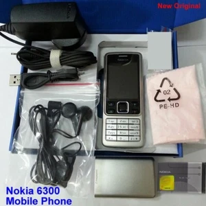 100% Genuine New Nokia Original 6300 GSM 2MP Unlock Mobile Phone Silver+1GB card - Picture 1 of 5