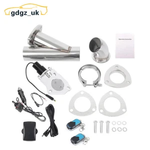 3" Electric Exhaust Control Dump Valve Exhaust Y Pipe with Manual Remote Kit - Picture 1 of 16