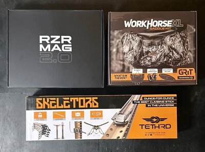 Hunt Arsenal RZR MAG 2.0 Tethrd XL Sattel Kit Realtree APX Skeletor Combo Neu - Bild 1 von 3