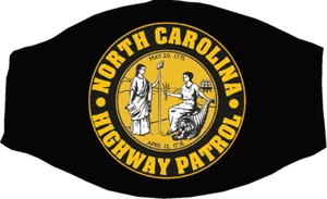 North Carolina Highway Patrol Reusable Face Mask LEO Trooper Deputy Sheriff NC - Picture 1 of 1