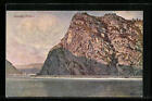 Loreley-Felsen bei bedecktem Himmel, Ansichtskarte 