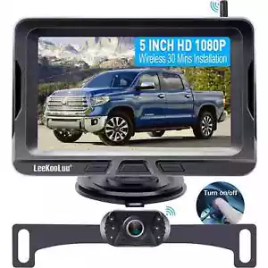 Leekooluu Wireless Backup Camera LK2 - Color Image HD 1080 5" SCREEN - Picture 1 of 7