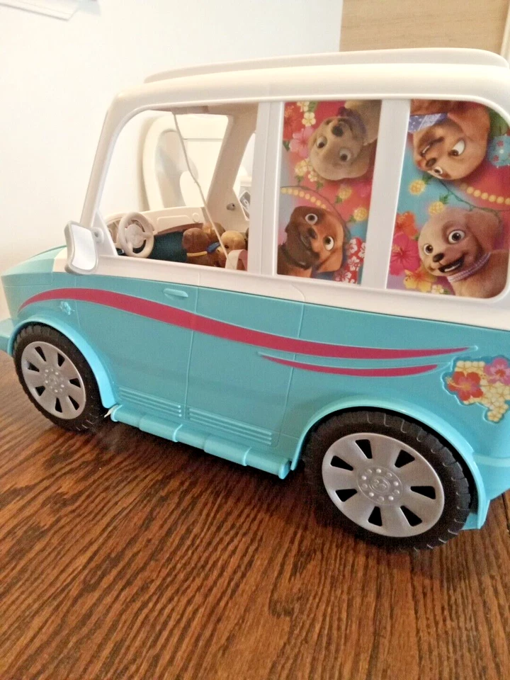 芭比终极小狗移动玩具 Van SUV 宠物露营车 — 第 1/4 张图片