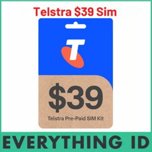 TELSTRA PREPAID $39 STARTER KIT 4G 5G MOBILE STANDARD, MICRO & NANO SIM CARD - Picture 1 of 2