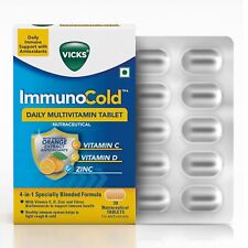 10X Vicks ImmunoCold Daily Multivitamin Tablet With Vitamin C & D & Zinc 51gm FS
