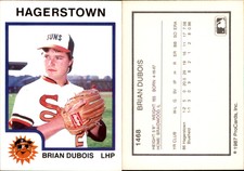 Brian DuBois 1987 ProCards #1468 Card *AutographDen*