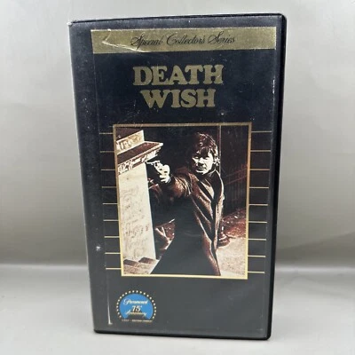 Death Wish VHS 1980 Movie Charles Bronson  RARE OOP Blockbuster Hardcase - Image 1 of 4