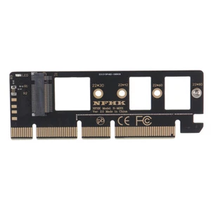 PCIe NVMe M.2 NGFF SSD to PCI-E PCI express 3.0 x4 x8 x16 adapter card co&Z0 u - Photo 1/12