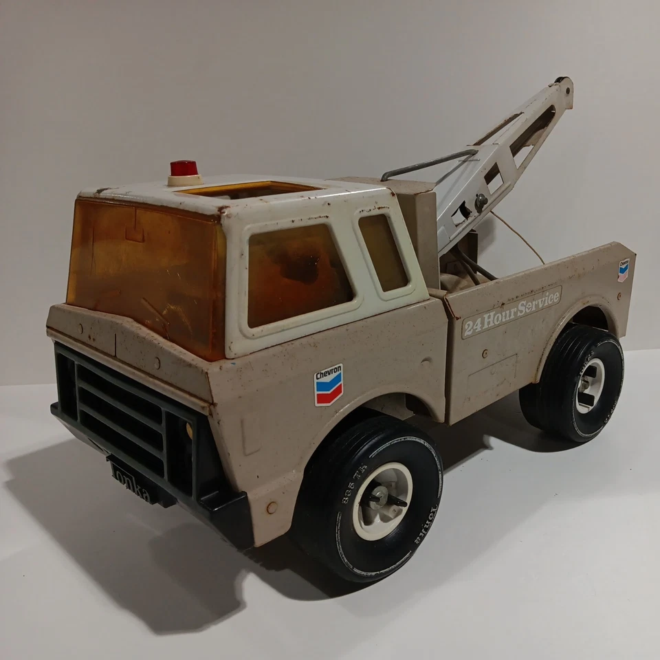 ВИНТАЖНЫЙ ЭВАКУАТОР 1970-х MIGHTY TONKA CHEVRON 24 ЧАСА ОБСЛУЖИВАНИЕ - Изображение 1 из 4