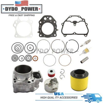 For Big Bore Cylinder Top End Kit 2007-2020 Honda TRX 420 Rancher 420 to 500 NEW - Image 1 of 4