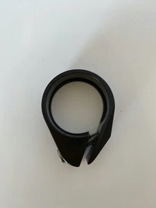 FASCETTA REGGISELLA MORSETTO  A GOCCIA NERO CON VITE 31,8 mm - Picture 1 of 2