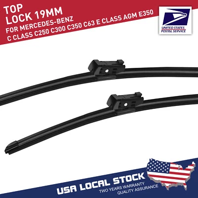 Juego de limpiaparabrisas de 24" y 24" izquierda derecha para Mercedes-Benz C300 2015 Foto 1 de 4