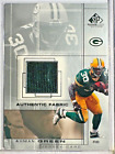 2001 SP Game Used Edition Authentic Fabric Jersey AHMAN GREEN #AG Packers