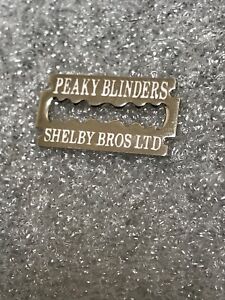 SHELBY BROTHERS PEAKY BLINDERS ENAMEL PIN BADGE - RAZOR BLADE DESIGN WEAR ON HAT