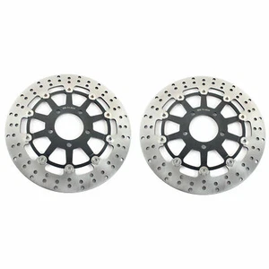 Front Brake Disc Rotors For Suzuki TL 1000S 97-01 TL 1000R 98-03 GSX 1400 02-07 - Picture 1 of 7