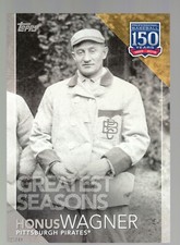 2019 TOPPS HONUS WAGNER 1908 GREATEST SEASONS 5X7" JUMBO CARD #/49 GS-22 PIRATES