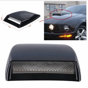 Universal Car Decorative Air Flow Intake Hood Scoop Vent Bonnet Cover AS - Foto 1 di 7