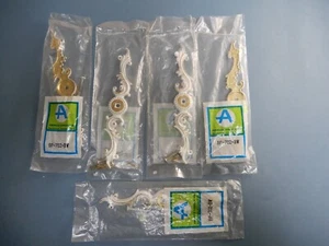 5 Vintage Amerock Französische Provinz Weiß Schrank Knopf Rückplatte BP-702-BW - Bild 1 von 3