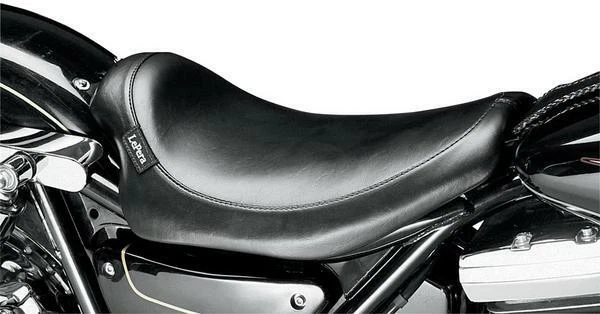 Le Pera Smooth Black Low Profile Silhouette Solo Seat Harley FXR 82-00 L-858 - Image 1 of 1