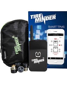 TireMinder Smart TPMS Smartphone Based Tire Pressure Monitor Kit — For RVs, Moto
