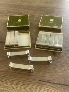 12 alte Messerhalter Metall versilbert Christofle Gallia Modell Arabesque - Bild 1 von 7