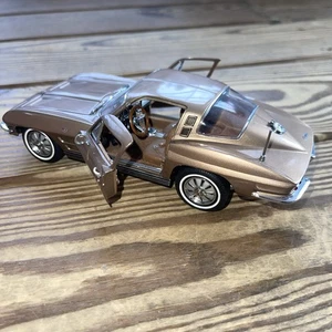 DANBURY MINT 1964 CORVETTE COUPE RARE SADDLE TAN L.E. #2105. Title&Box.1:24 NIB - Picture 1 of 15