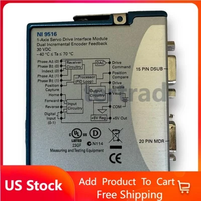 NEW National Instruments NI 9516 NI-9516 FAST SHIPPING - Image 1 of 3