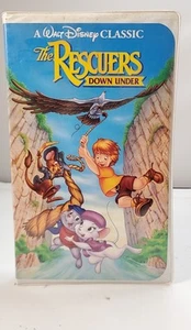 A WALT DISNEY CLASSIC, THE RESCUERS DOWN UNDER, PRE-OWNED VHS. - Picture 1 of 5