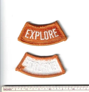 SCOUT BSA TOMAHAWK CAMPEGGIO PRENOTAZIONE ESPLORA ROCKER STRIP STELLA DEL NORD CNCL MN WI - Foto 1 di 1