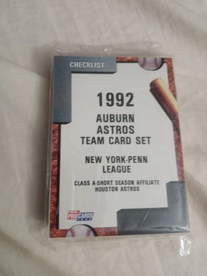 1992 FLEER  PROCARDS AUBURN ASTROS  TEAM SET HOUSTON ASTROS 30 Cards - Image 1 of 3