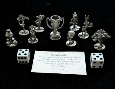 Juego de 9 figuras de juego de peltre Looney Tunes Monopoly 1999 Foto 1 de 4