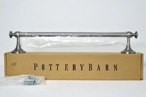 Toallero Pottery Barn Mercer níquel satinado 18" nuevo en caja - Imagen 1 de 20